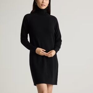 Turtleneck Sweatshirt Dress